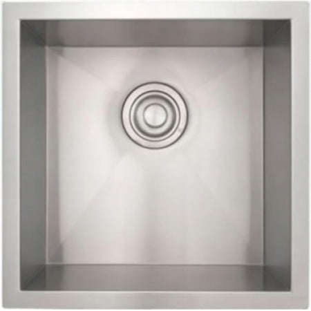 American Imaginations AI-34407 17 in. Stainless Steel Laundry Sink with 1 Bowl & 18 Gauge, Stainless Steel