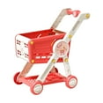 thumbnail image 4 of Esquirla Chariot d'Achats pour Enfants Simulation Supermarché Chariot à Main Jouet Jeu de Rôle Jeu d'Imitation Rouge, 4 of 8