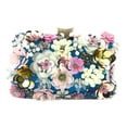 thumbnail image 4 of Bolso de noche para mujer, informal, moderno, para vacaciones. Azul, 4 of 9