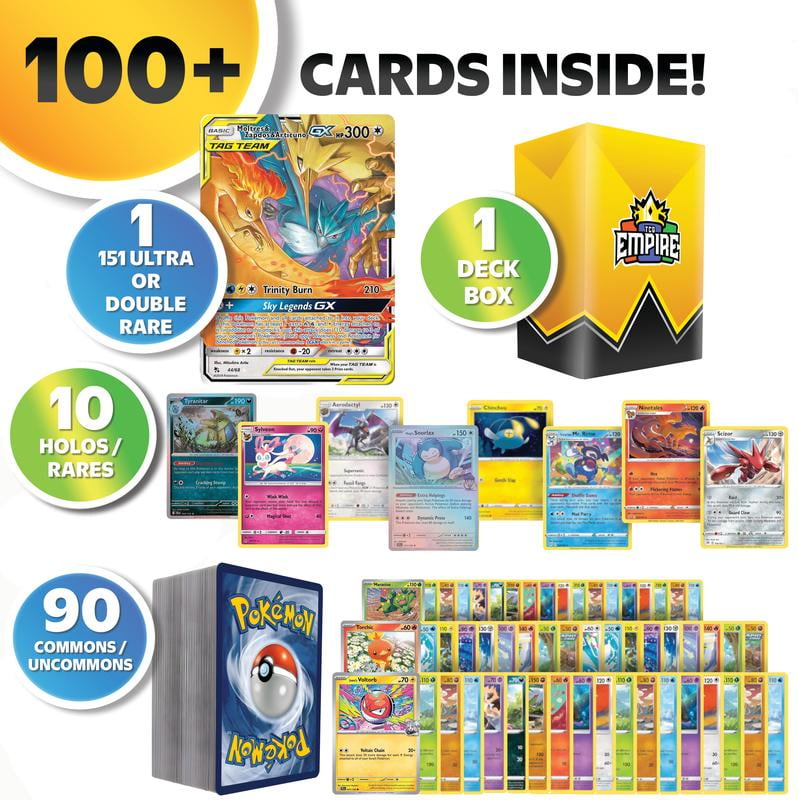 Pokemon 151 Classics Bundle | 100+ Pokmon Cards | 1x Guaranteed Ultra or Double Rare from the Original 151 | Holos & Rares Included! | Perfect Gift for Kids & Collectors - Walmart.com Pokemon 151 Classics Bundle | 100+ Pokmon Cards | 1x Guaranteed Ultra or Double Rare from the Original 151 | Holos & Rares Included! | Perfect Gift for Kids & Collectors - Walmart.com