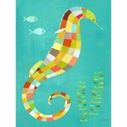 Oopsy Daisy's Under the Seahorse Canvas Wall Art, Size 10x14