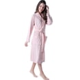thumbnail image 3 of Richie House Women's Soft and Light Weight Velour Bathrobe RHW2763, 3 of 4