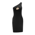 thumbnail image 4 of Vestido de Mujer con Hombros Descubiertos, Ropa de Primavera, Vestido de Verano para Vacaciones, Fiesta en La Playa M, 4 of 7