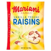 Mariani Dried Fruit, Vanilla Yogurt Covered Raisins, 7 oz Bag