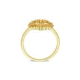 thumbnail image 4 of Gem & Harmony 1/2 Carat (Ctw) Citrine Heart Ring in 10K Yellow Gold for Women, 4 of 7