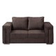 thumbnail image 1 of Sofá Love Seat Dicasa Taos 2 Plazas Café para Sala, 1 of 11