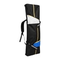 thumbnail image 2 of Mochila para Monopatín, Bolsa de Transporte para Longboard, Correa de Hombro Ajustable, Bolsa para Adultos, Bolsa de Almacenamiento para Equipo de Mon Negro Blanco Azul, 2 of 8