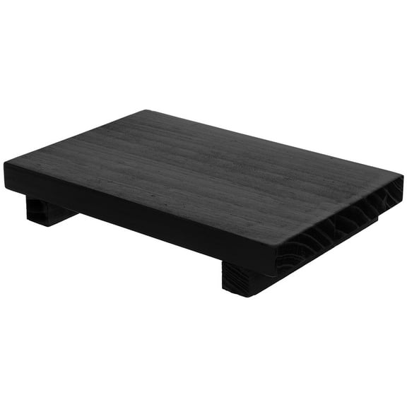 DEEPCRAFF 1Pack Bathroom Vanity Tray Soap Dish for Shower Wooden Multi Functional Decor