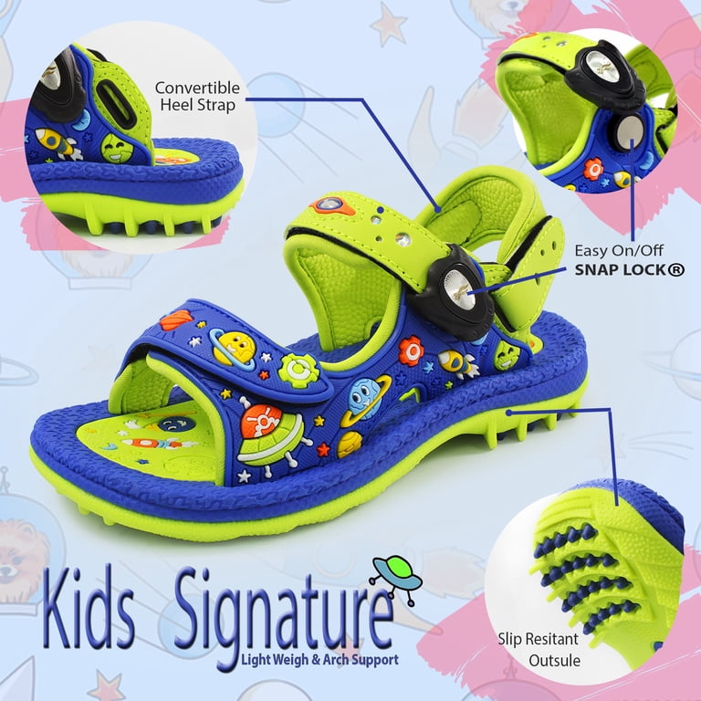 GP Kids Signature SNAP LOCK Sandals: 0706 Fuchsia, EU29 (Size