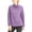 Purple, variant on KAREN SCOTT Womens Purple Stretch Ribbed Vented Hem Long Sleeve Turtle Neck Wear To Work Sweater L