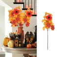 thumbnail image 2 of Zmeidao Artificial Maple Leaves Branches Autumn Fall Floral Picks with Maple Leaves Pumpkins Sunflower for Thanksgiving Christmas Harvest Festival Decoration, 2 of 6
