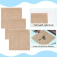 thumbnail image 5 of WEBEEDY Linen Fabrics for DIY Christmas Wedding Decorations Craft Square Tan 20.1x20.1x0.1cm, 5 of 6