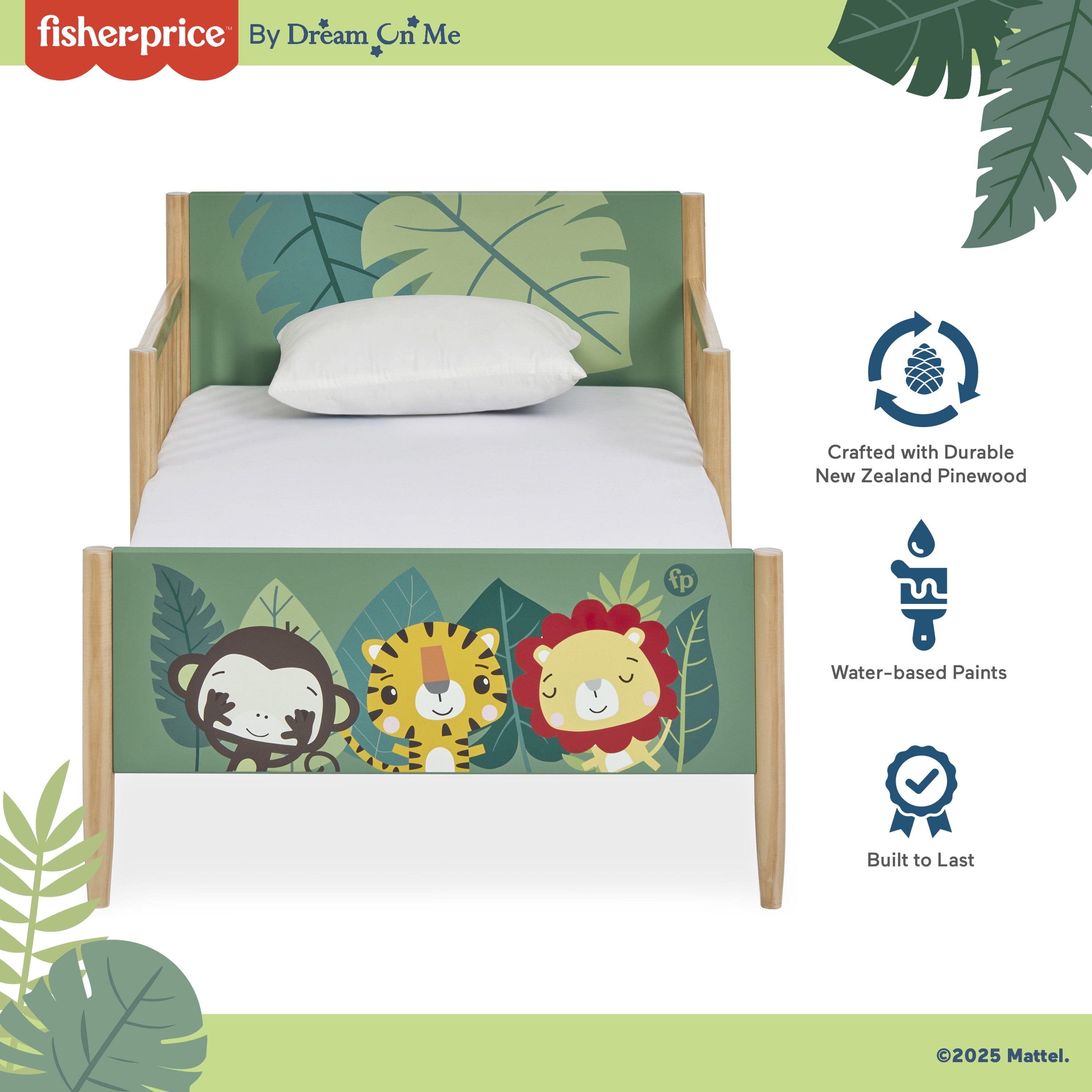 Fisher Price Fauna Collection Safari Dreams Toddler Bed by  Dream On Me