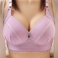 thumbnail image 2 of Push up Bras for Women Plus Size Full Coverage Compression Underwire Bra Everyday Ladies Elder Comfy Breathable Bralettes, 2 of 3