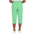 thumbnail image 2 of Alfred Dunner Womens Petite  Criss Cross Structured Capri, 2 of 6