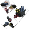 thumbnail image 4 of Billiard Pool Gloves for Left Hand 3 Finger, Splicing Process, Snooker Cue Sport Glove Popular Sizes for Men & Women, 1 Pcs, 8.26 Inches, 4 of 9
