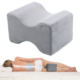 Fesfesfes Knee Pillow and Leg Pillow for Sleeping 100% Memory Foam Leg  Pillows for Back Pain Sleeping Pain Hip Pain Relief for Side Sleepers Half  Moon Pillow 