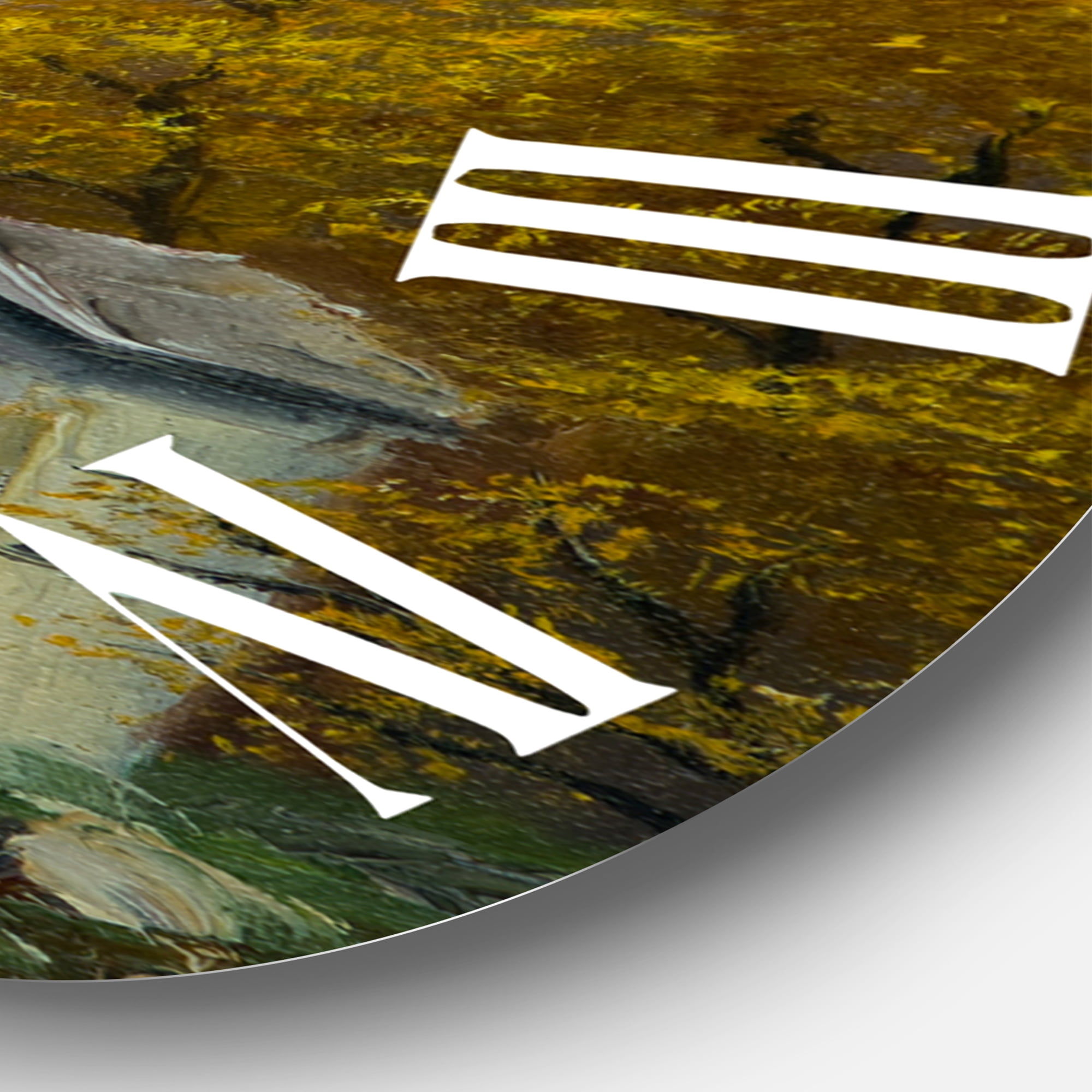 Designart 1 in Farmhouse Wall Clock