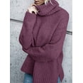 thumbnail image 2 of Sherrylily Fall Winter Women Sweaters Casual Turtleneck Long Sleeve Soft Knitted Pullover, 2 of 5