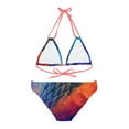 thumbnail image 3 of 'Terrestrial Mermaid' Strappy Bikini Set (AOP), 3 of 9