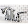 thumbnail image 2 of Kingston Brass KB911 Magellan Widespread Bathroom Faucet, Polished Chrome, 2 of 3