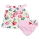 thumbnail image 2 of 2 unids/set Trajes Infantiles Ticfox Estampado Floral Sin Mangas Lindo Bowknot Bebé Niña Rosa 100, 2 of 13