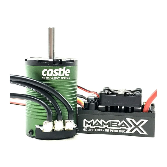 Castle Creations Mamba X SCT ProSensored 25.2V WP 1410-3800Kv 5mm CSE010016101 Electric Motors & Accessories
