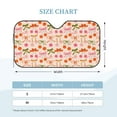 thumbnail image 3 of Bingfone Cherries And Bows Car Windshield Sunshade,Sun Foldable Sun Shield Sun Visor for Car - Medium, 3 of 8