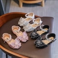 thumbnail image 4 of Sandalias de suela blanda con diamantes de imitación de estilo coreano para primavera y verano para niñas, zapatos de princesa, zapatos para niños, zapatos de baile para niñas, 4 of 5