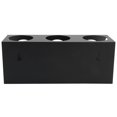 thumbnail image 5 of Soda Bottle Drainer Tabletop 3 Holes Bottles Draining Rack with Pad for Kitchen Dining RoomBlack, 5 of 5