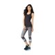 thumbnail image 2 of Aeropostale Active Crop Athletic Track Pantalones para mujer, negro, XS, 2 of 3