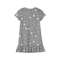 thumbnail image 3 of Abcomgle Summer Dresses for Girls 10-12 Casual A-Line Short Sleeve Tshirt Dresses Polka Dot Basic Ruffle Hem Swing Skirt with Pockets for 4-14t Kids, 3 of 4