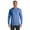 FLO BLUE, variant on Comfort Colors Adult Heavyweight RS Long-Sleeve Pocket T-Shirt - C4410