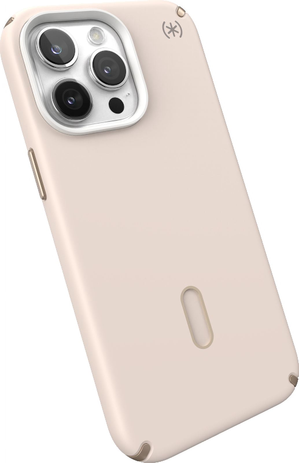 Speck iPhone 15 Pro Max Case-Presidio2 Pro-ClickLock-MagSafe-6.7 Inch Phone Case-Bleached Bone/Heirloom Gold/Hazel Brown