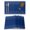 Blue, variant on Polka Dots Placemats Set of 1 Modern Speckles Minimalist Vintage Navy Blue Place Mats Indoor Wipeable Table Mats Washable Cloth Dining Table Placemats for Kitchen Holiday Party Home Decor 13x19 Inch