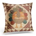 thumbnail image 1 of RYLABLUE Thanksgiving Turkey Pillowcase Cover 20x20 inch, 1 of 1