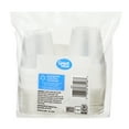 Great Value Disposable Plastic Snack Cups with Lids, Clear, 5.5 oz, 25