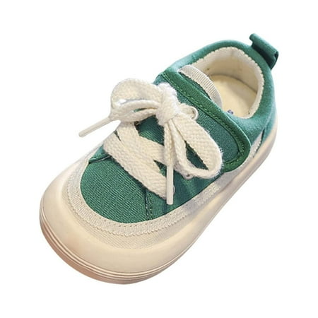 

Quealent Toddler Shoes Boys Girls Barefoot Shoes First Walkers Shoes Non-Slip Breathable Sneakers (Green 5.5)