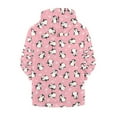 thumbnail image 6 of DISNIMO Penguin Hoodie Kids Heart Zip Up Hoodie Kids Cute Zipper Hoodies for Girls 6-7 Preppy Sweatshirt for Girls Hooded Sweatshirts Boys Hoodies Jackets Little Girl Fall Outfit Soft, 6 of 7