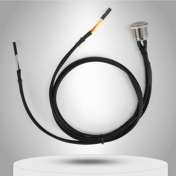 Ccdes Cable de botón de Encendido de la computadora, Interruptor de reinicio de energía de la PC Kit de Cable de Cable LED Ensamblar para computadora(Rojo) ANGGREK Ocean Broad Surfboard Fins