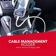 thumbnail image 6 of Macally Car Cup Holder Phone Mount - Adjustable 5" Gooseneck with Cable Hanger - for Phones 2" - 3.74" Wide (iPhone, Galaxy, Pixel, Etc) and Most Vehicles - Sturdy Cup Phone Holder for Car SUV Truck, 6 of 7