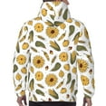 thumbnail image 7 of Wukai Cartoon Corn Pumpkin Sunflower Print Men Hoodies Fleece Sweatshirts Long Sleeve Sweaters Pullover Fall Outfits Winter Clothes-Small, 7 of 7