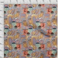 thumbnail image 4 of oneOone Cotton Poplin Twill Orange Fabric Abstracts Sewing Fabric By The Yard Printed Diy Clothing Sewing Supplies 56 Inch Wide, 4 of 5
