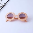 thumbnail image 3 of Lunettes de Soleil à Fleurs pour Enfants, Lunettes à Fleurs Rondes pour Tout-Petites Filles, Lunettes de Soleil Mignonnes pour Bébé, Extérieur Plage Colorées, 3 of 4