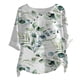 thumbnail image 1 of Tops Para Mujer Blusa Casual Elegante Camiseta de Manga 1/2 Con Estampado de Cuello Redondo Causal de Moda Odeerbi ODB160558, 1 of 4