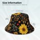 thumbnail image 3 of Balery Sunflowers Leaves Sombreros para el sol para hombre y mujer, sombrero de pescador con UPF 50+, 3 of 6