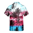 thumbnail image 5 of Hauts d'Été pour Femmes Chemise Décontractée Imprimée à Manches Courtes Bleu Ciel m, 5 of 5