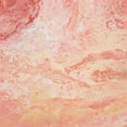 thumbnail image 2 of Hakimipour, Tiffany 20x20 Gold Ornate Wood Framed with Double Matting Museum Art Print Titled - Modern Peach Flow II, 2 of 4
