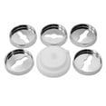 thumbnail image 1 of veasfak Range Burner Knob Bezel Set Dining Room Versatile Lid Protection Replacement, 1 of 9