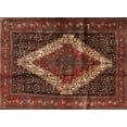 thumbnail image 1 of Ahgly Company Machine Washable Indoor Rectangle Traditional Sienna Brown Area Rugs, 8' x 10', 1 of 7